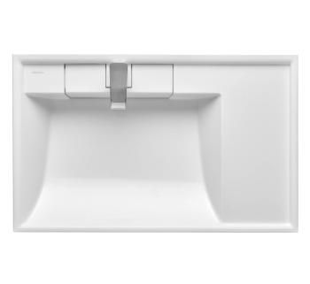 Тумба с раковиной Aquaton Лондри 20/Раковина Рейн 80