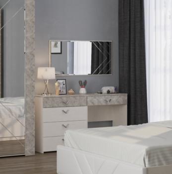 Комод Mobi Амели 13.106 + Стол туалетный 12.48 + Зеркало 03.240