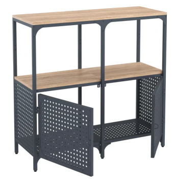 Стеллаж Олимп 42.35 Люмен (широкий с дверками)