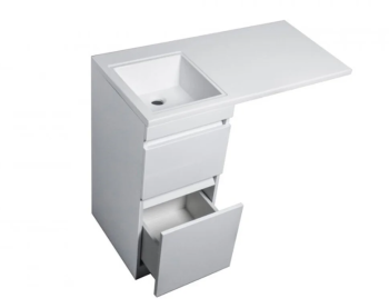 Тумба напольная Style Line Даллас 100 + Умывальник ESTETUS Даллас 1000*480 левый