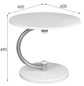 Стол журнальный Мебелик Дуэт 13