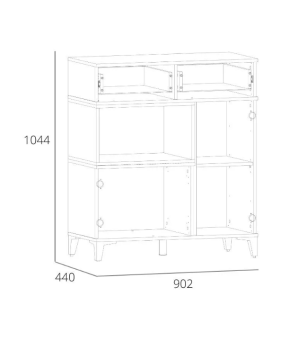 Гостиная Сильва Bergen комплектация 3 (НМ 011.60-01+НМ 011.60-01+НМ 013.80+НМ 013.44)