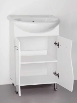 Тумба Style Line 12 под умывальник Уют 55 + Умывальник Уют 55