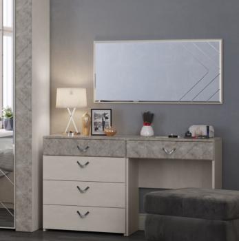Комод Mobi Амели 13.106 + Стол туалетный 12.48 + Зеркало 03.240