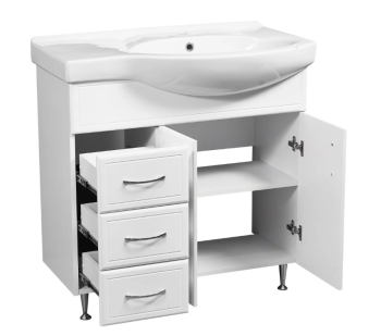 Тумба Stella Polar Концепт 80 3 ящ. правая