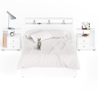 Кровать СВК Камелия 1400 + две тумбы