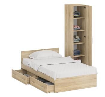 Кровать с ящиками СВК 1200 + Пенал Стандарт