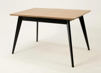 Стол Сканди 120 Чёрное Дерево/Натур (У)