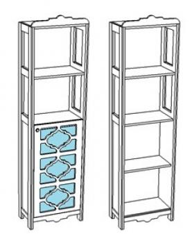 Шкаф-пенал Corozo Манойр 50