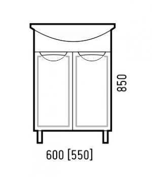 Тумба Corozo Монро 60