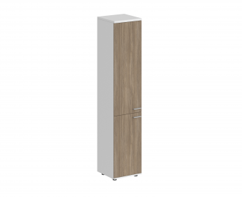 корпус: белый; фасады: дуб темный