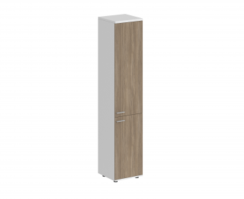 корпус: белый; фасады: дуб темный