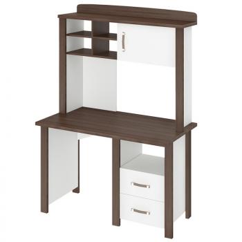 Компьютерный стол Мэрдэс СТД-115 с тумбой и надстройкой НД-115