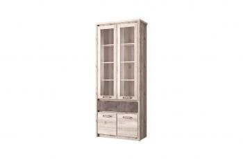 Шкаф с витриной Анрэкс 2V2D1S JAZZ