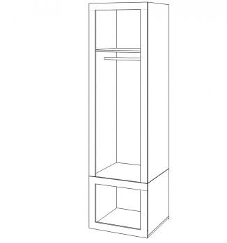 Шкаф Мэрдэс 60/60 Д