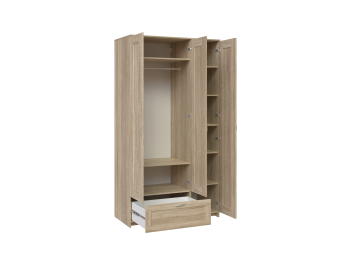 Шкаф трёхдверный Гуд Лакк Сириус (1 ящик, 1 зеркало)