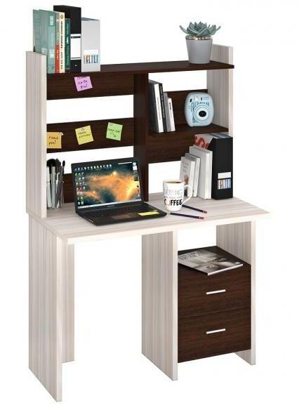 Компьютерный стол Мэрдэс СКЛ-Прям100+НКЛ-100