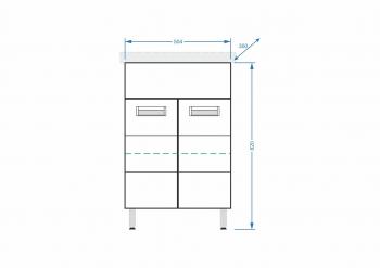 Тумба Stella Polar Фиора 55