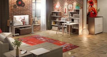 Стол компьютерный Мэрдэс СР-132-130 с надстройкой