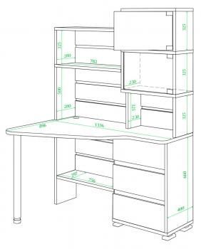 Стол компьютерный Мэрдэс СР-322