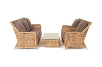 Лаунж-зона плетеная из искусственного ротанга 4sis Гляссе