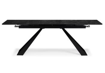 Стеклянный стол Woodville Маккарти 160(220)х90х77