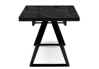 Стеклянный стол Woodville Маккарти 160(220)х90х77