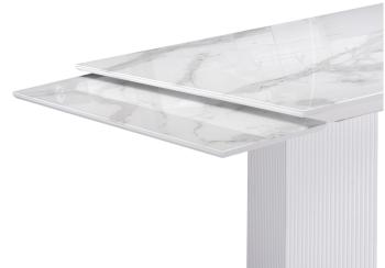 Стеклянный стол Woodville Монерон 200(260)х100х77