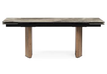 Стеклянный стол Woodville Монерон 200(260)х100х77