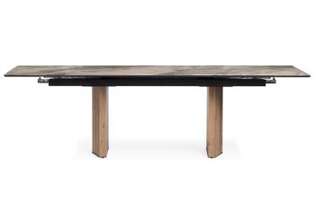 Стеклянный стол Woodville Монерон 200(260)х100х77