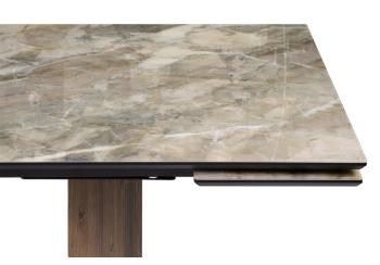 Стеклянный стол Woodville Монерон 200(260)х100х77