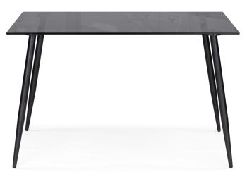 Стеклянный стол Woodville Smoke 120х80х75