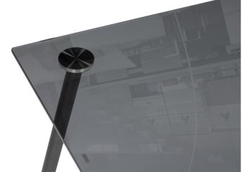 Стеклянный стол Woodville Smoke 120х80х75