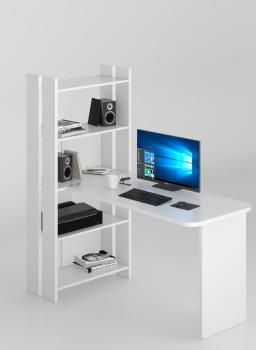 Стол-стеллаж Мэрдэс СТЛ-ОВ+С120Р (без тумбы) со скругленными углами