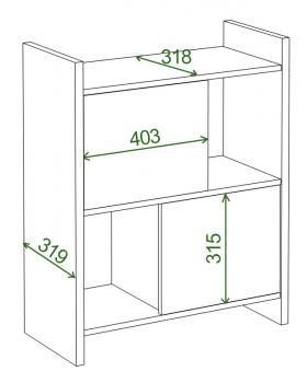 Стеллаж Мэрдэс СТЛ-ЗН