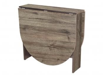 Дуб веллингтон/ круглая хром 50мм