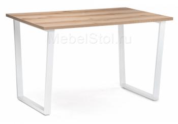 Дуб делано светлый/Белый матовый