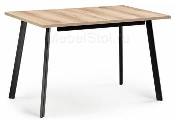 Дуб делано светлый/Черный матовый