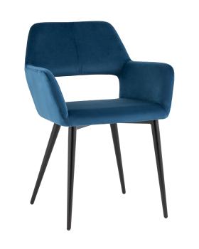 Велюр синий