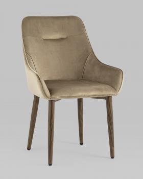 Велюр бежевый