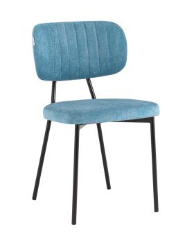 Велюр синий