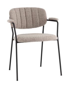 Букле серый,черные ножки