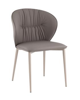 Серая экокожа, серые ножки