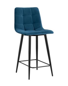 Велюр синий