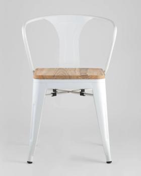 Стул STOOL GROUP TOLIX ARM WOOD с подлокотниками