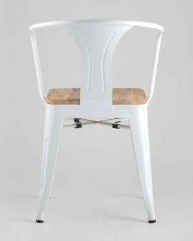 Стул STOOL GROUP TOLIX ARM WOOD с подлокотниками