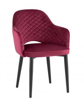 Велюр бордовый