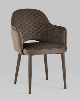 Велюр коричневый