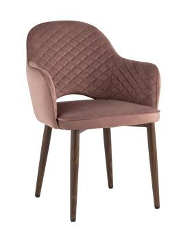 Велюр пыльно-розовый (2 шт)