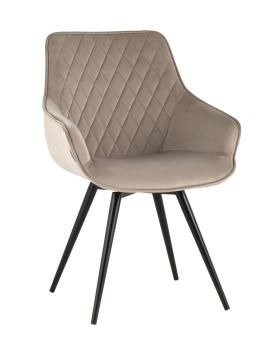 Велюр серо-бежевый